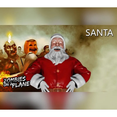 Zombies on a Plane Santa
