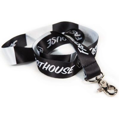Šňůrka na krk Fasthouse Stripe Lanyard Black