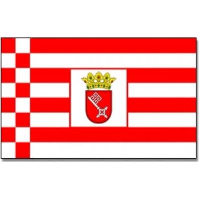 Vlajka Brémy 30 x 45 cm na tyčke