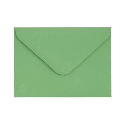 Ozdobné obálky Smooth - 7 x 10 cm, 130 g/m2, zelené, 10 ks