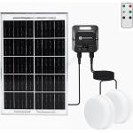 Aigostar - LED соларно таванно осветително тяло 2xLED/35W/3, 7V 6000 mAh IP65 + ДУ (AI2350)