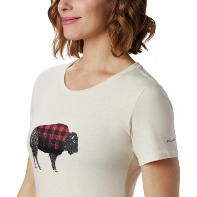 Columbia Dámske tričko Outer Bounds SS Tee Chalk Buffalo