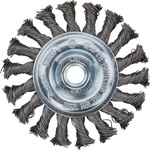 Makita Дискова четка makita от стоманена тел, плетена тел 0, 5 мм, 100 мм d-29555 (d-29555)