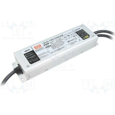 MEAN WELL ELG-150-C500AB Napájecí zdroj: spínaný; LED; 150W; 150÷300VDC; 250÷500mA; IP65