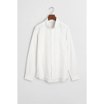 Gant Cotton Linen Bd Ls Shirt white – Zboží Dáma