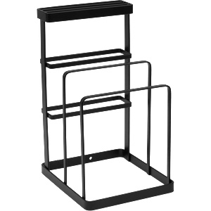 Horecano HOME-Метална стойка за дъски 12x13.8xh21.6cm ЧЕРНА (74380-001) (0185239)