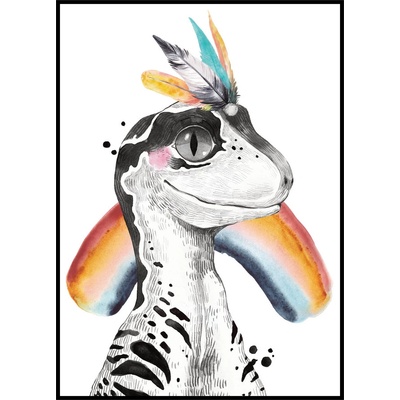 Jen tak z lásky Plakát Malý Tyrannosaurus Rozměr plakátu: 40 x 50 cm, Varianta Tyrannosaura: Tyrannosaurus indián