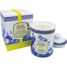 Julie Clarke Candlemaker Blue Peacock Malabarská citronová tráva a Zázvor 150 g