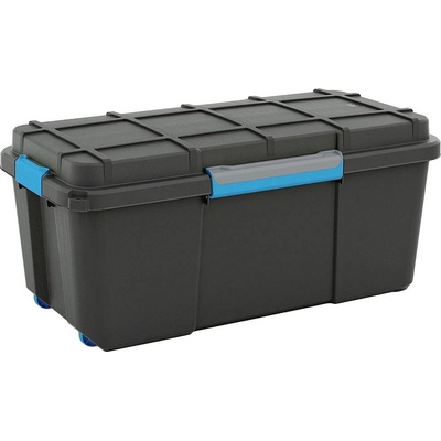 KIS 241507 úložný box, Scubba, stohovateľné 780 x 350 x 395 mm, sivomodrá, čierna, 241507