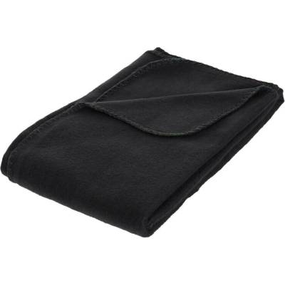 Atmosphera měkká teplá fleecová deka černá 125x150
