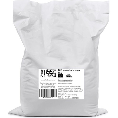 Život bez lepku BIO pohánková krúpa 5 kg
