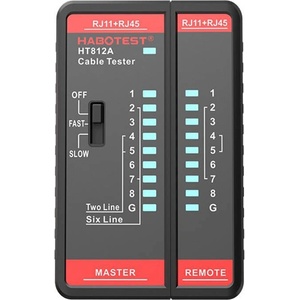 Habotest Тестер за мрежови кабели Habotest HT812A RJ45/RJ14/RJ12/RJ9 (HT812A)