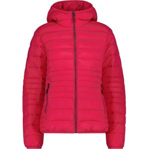 CMP Дамско поларено яке Cmp Women's Down Jacket Fix Hood 35K4076 Synthetic jacket - Carminio - размер 34 (EU) (105-6201-0211)