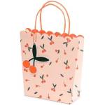 PartyDeco Подаръчна торбичка с черешки - 22 × 23 × 8 см (tnp9)