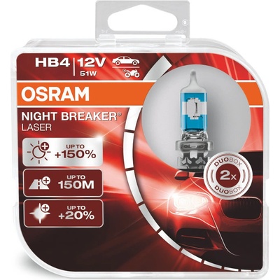 Osram Night Breaker Laser GEN2 HB4 P22d 12V 51W 9006NL-HCB