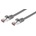 C-Tech Кабел C-TECH CB-PP6F-1 patchcord Cat6, FTP, сив, 1 м (CB-PP6F-1)