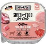MAC's Mac’s Cat Kitten GRAIN FREE, пастет за подрастващи котки, БЕЗ ЗЪРНО, с пуйка, патешко и говеждо, 85 гр - Германия - 509VE