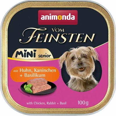 Animonda Vom Feinsten Mini Senior kuře králík bazalka 100 g