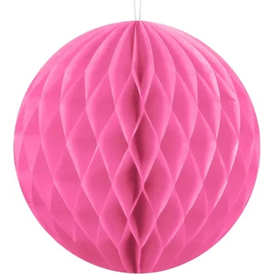 PartyDeco Хартиена топка - розова 10см