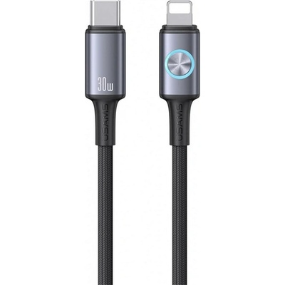 USAMS IPAD / IPAD 2 / IPAD 3-то поколение USAMS HUAN кабел за данни Type-C - Lightning, 120cm, BEAUTY GREEN SJ753USB01 (SJ753USB01)