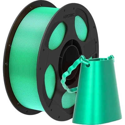 Anycubic PLA Silk Green - 1, 75 mm / 1000 g (6974662352583)