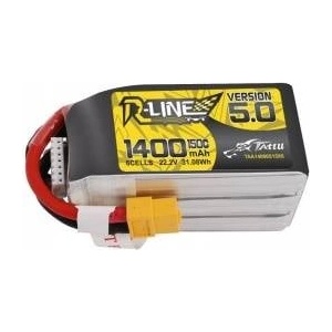 Tattu Battery Tattu R-Line 5.0 1400mAh 22.2V 150C 6S1P XT60