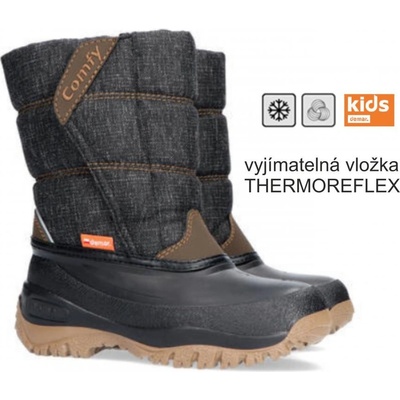 Demar dětské sněhule COMFY B 1356 šedá