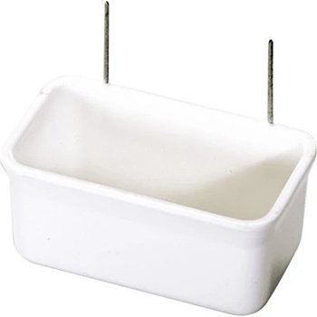 Nobby miska bílá ptačí obdelník 9 x 5 x 4,4 cm