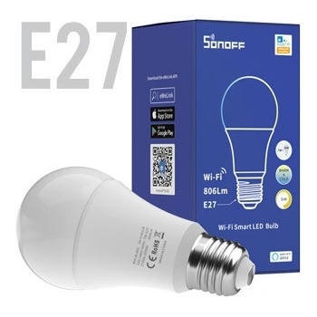 SONOFF B02-BL, eWeLink Smart žiarovka E27, Warm/Cold B02-BL-A60