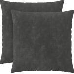vidaXL Калъфка за възглавница 2 pcs HEERLEN Антрацит 60 x 60 cm (912663)