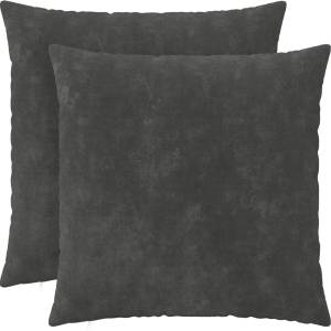 vidaXL Калъфка за възглавница 2 pcs HEERLEN Антрацит 60 x 60 cm (912663)