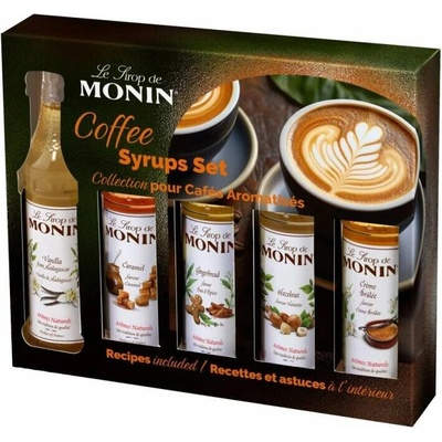 Monin Coffee box sirupy 5 x 50ml
