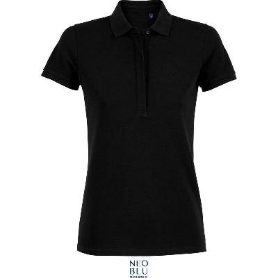 NEOBLU Owen Women Dámske piqué polo čierna Deep