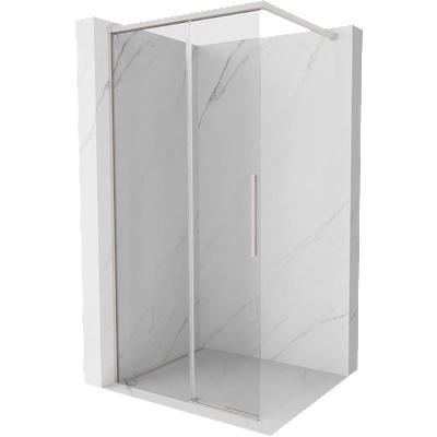 Mexen Rox душ екран Walk-in 75 x 200 см, прозрачен 8 мм, четкан никел - 8C2-075-003-97-00 (8C2-075-003-97-00)