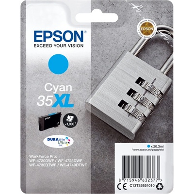 Epson Тонер Epson Tinte C13T35924010 Nr. 35XL Cyan, 20 мл (C13T35924010)