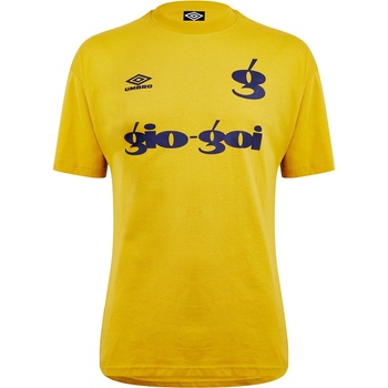 Umbro Мъжка тениска Umbro x Gio Goi Logo T-shirt Mens - Mustard/Blue