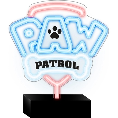 Planet Tech Светеща LED табела Paw Patrol, 25см на 25см, Регулиране на яркостта (Logo OW-120146)