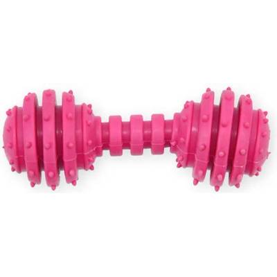 PET NOVA Tpr Играчка за кучета - розова щанга с камбанка, 12см