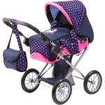 Bayer Design Количка за кукли Bayer - City Star, трансформираща се, с чанта, синя (13654AA) - baby
