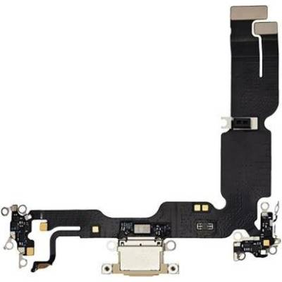 Apple iPhone 15 Plus - Nabíjecí Konektor + Flex Kabel (Yellow), Yellow