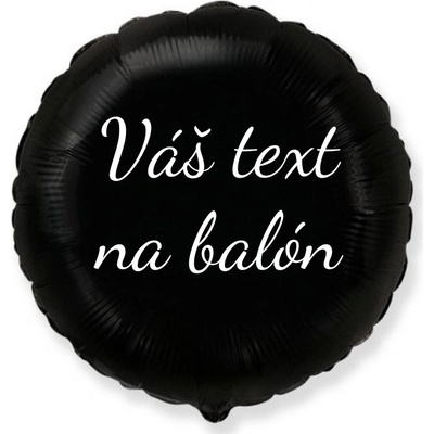 Personal Godan Fóliový balón s textem Černý kruh 45 cm