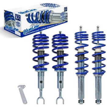 JOM Регулируемо окачване AUDI A4 B5 (1995-2001) except quattro - сини пружини (741018)