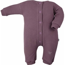 Kojenecký overal Koala Pure beige Fialová