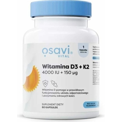 Osavi Vitamin D3 + K2 4000 IU + 150 mcg 60 kapsúl
