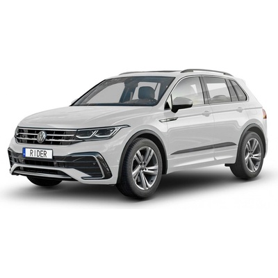 RIDER, Ochranné boční lišty na dveře, VW Tiguan, 2021- , po faceliftu