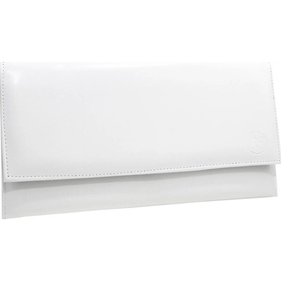 Grosso elegantná tenká dámska listová kabelka SP07 biela