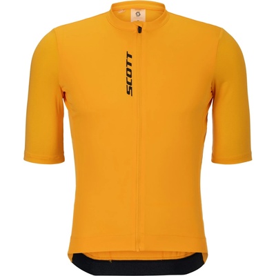 Scott Мъжка фланелка с къс ръкав за колоездене Scott Jersey Pro S/S Cycling jersey - Gleam Orange - размер XL (056-4071-0314)