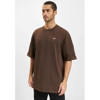 DEF Тениска DEF MIXED T-Shirt choclate brown XXLUB-DFTS234-16090 - Тъмносив, размер M