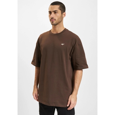 DEF Тениска DEF MIXED T-Shirt choclate brown XXLUB-DFTS234-16090 - Тъмносив, размер M