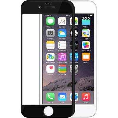 Comma Zenus Full Screen Tempered Glass (0.18 mm) - обхващащо и ръбовете стъклено защитно покритие за дисплея и покритие за задната част за iPhone 8, iPhone 7 (черен)